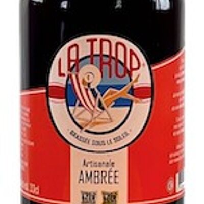 Craft beer LA TOO amber 6.6% 75cl