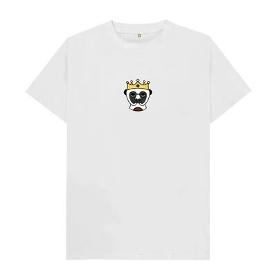 MEN'S SMALL CENTERED CROWNED SIFAKA T-SHIRT-White