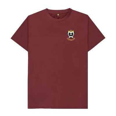 MEN'S SMALL CROWNED SIFAKA T-SHIRT-Red Wine
