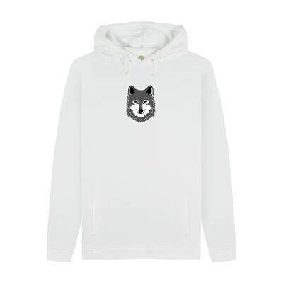 MEN'S TIGER PULLOVER HOODIE-White