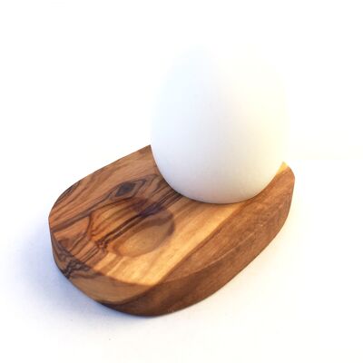 Olive wood egg holder