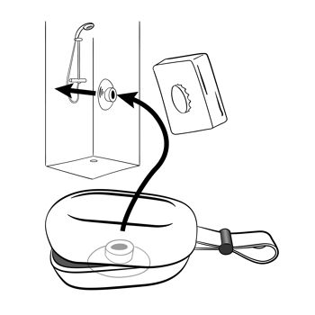 Boîte à savon Traveller - avec porte-savon magnétique amovible - Présentoir de 10x 7