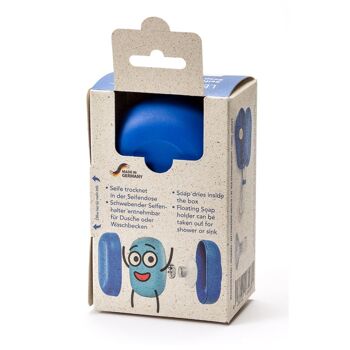 Boîte à savon Traveller - avec porte-savon magnétique amovible - Présentoir de 10x 12