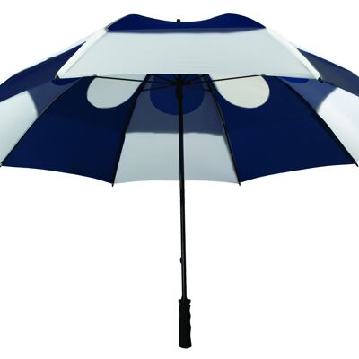 GustBuster Pro Series Gold 62″ Golf Umbrella - Navy/white