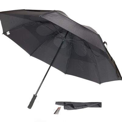 Parapluie de golf GustBuster Pro Series Gold 62″ - Noir