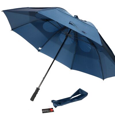 GustBuster Pro Series Gold 62″ Golf Umbrella - Burgundy