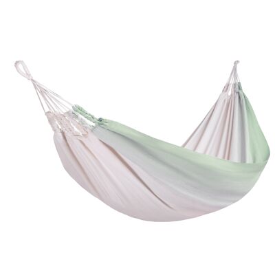 Hammock Uncarved Green Medium, 100 % cotton, handmade in Ecuador