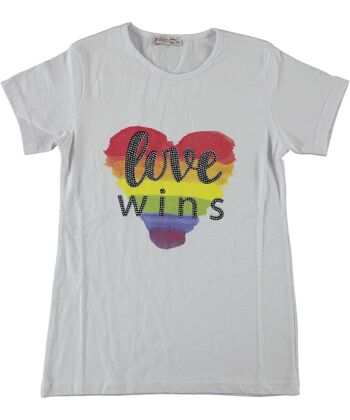 T-shirt L'amour gagne 1