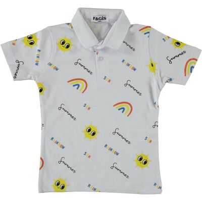 T-shirt arc-en-ciel d'été