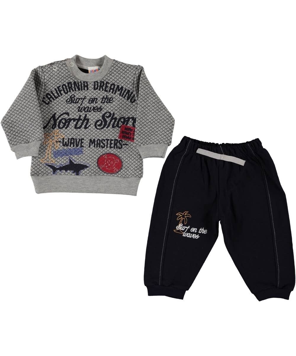 Buy wholesale North Shore Baby Boy Jogging Suit Navy Blue