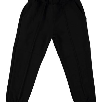 Pantalon Jogging Basique Fille - Noir