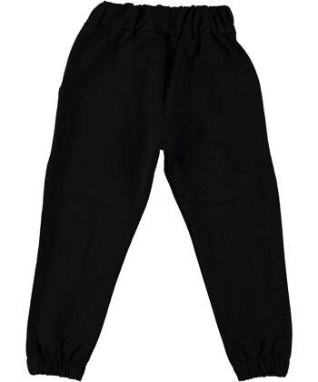 Pantalon Jogging Basique Fille - Noir 2