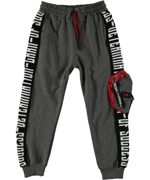 Street Pockets Sweat Pants - Red