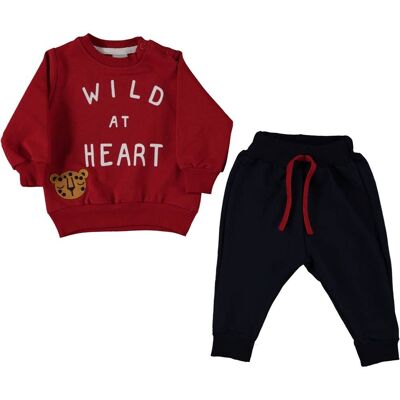 Wild At Heart Track Suit - Red