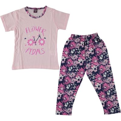 Blumenpedal-Pyjamas