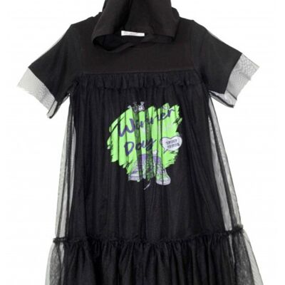 Winner Day' Black Hoodie Dress