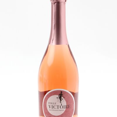 Vino espumoso rosado ligeramente aromatizado con jengibre