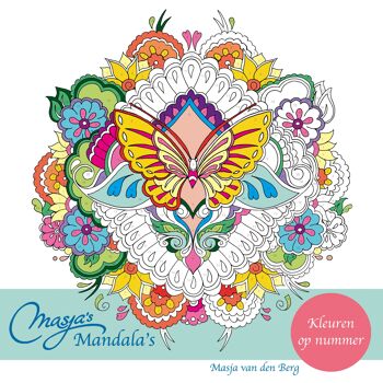 Coloriage par numéro, le Mandala de Masja 1