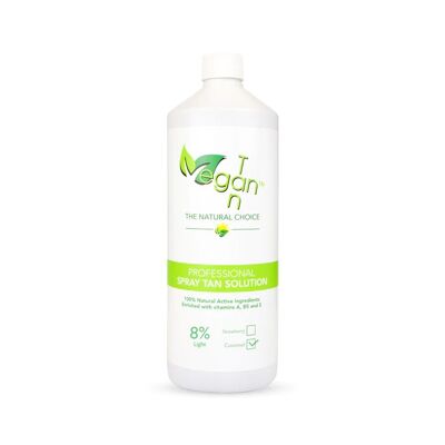Vegan Tan™ Tanning Solution (8%) – Light - Coconut 4372