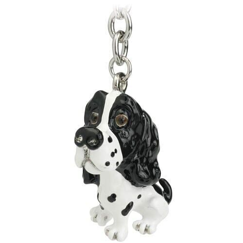 Key Chain - Springer Spaniel Black & White