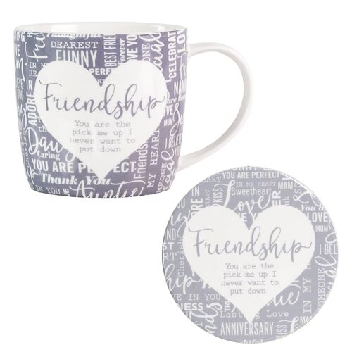 Mug & Coaster Set - Friendship