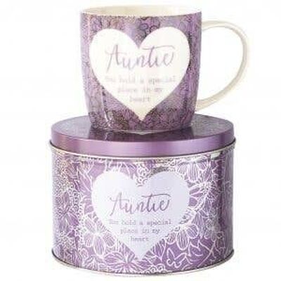 Mug in Tin - Auntie