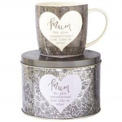 Mug in Tin - Mum