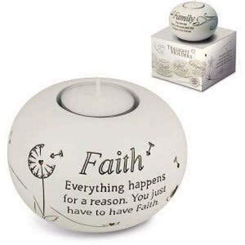 Tealight Holder - Faith