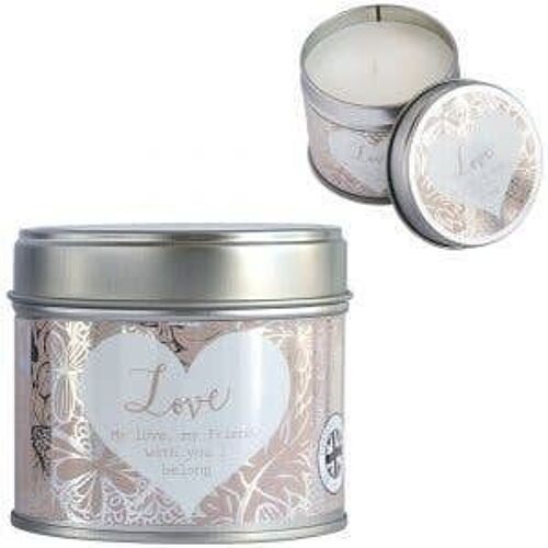 Candle in Tin - Love