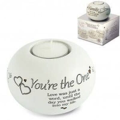 Tealight Holder - You're The One