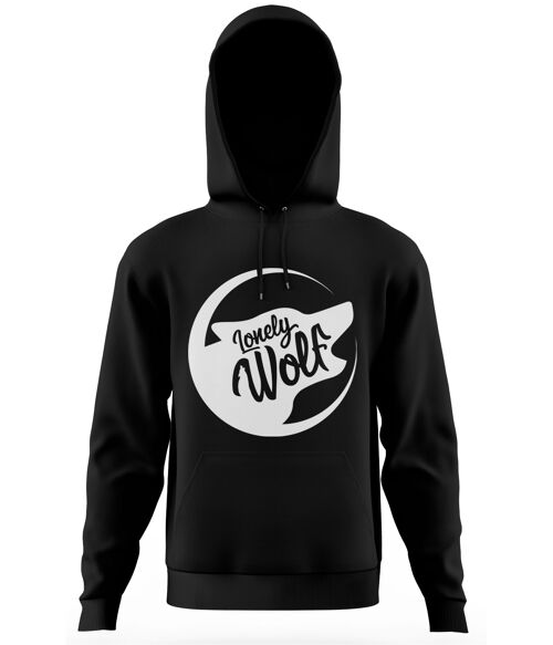 Sudadera Lonely Wolf - Negra