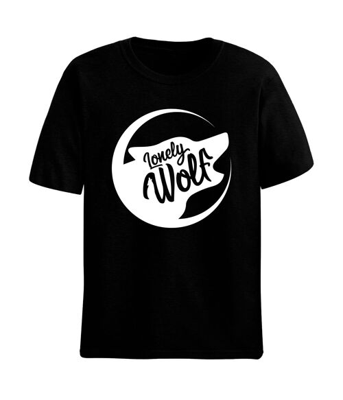 Camiseta Lonely Wolf - Negra