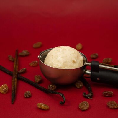 Glace rhum raisin vanille - 2,5L