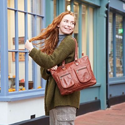 Sac à bandoulière en cuir