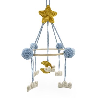 NIGHT SKY - BABY MOBILE IN ORGANIC COTTON