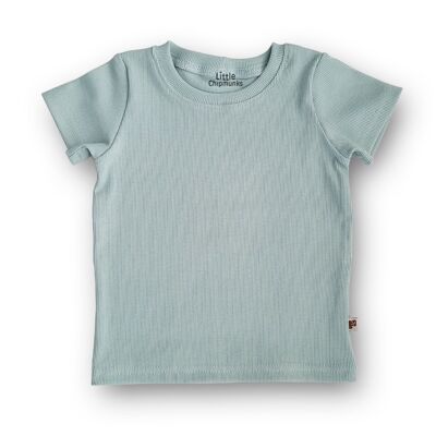 Shirt Rib (Canal Blue) - Langarm