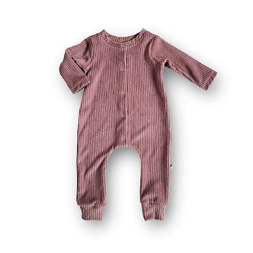 Onesie Velvet Corduroy (wood rose)