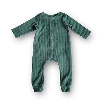 Onesie Velvet Corduroy (vert poussiéreux)