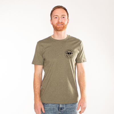 CLASSIC LOGO | printed tshirt men - khaki