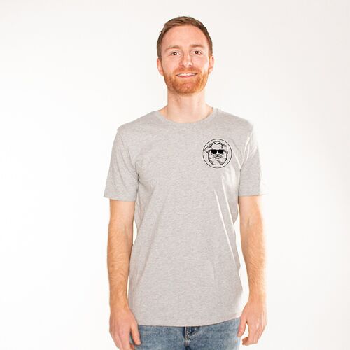 LOGO CLASSIC | printed tshirt men - Grau
