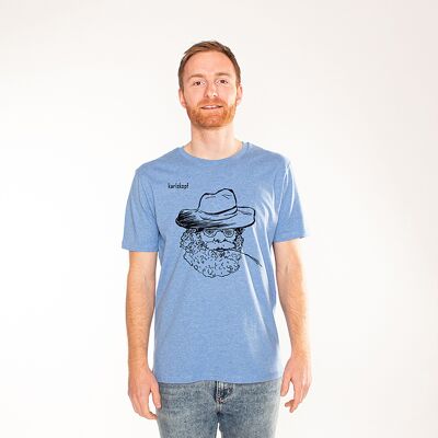 AGRICULTORES | camiseta estampada hombre - azul