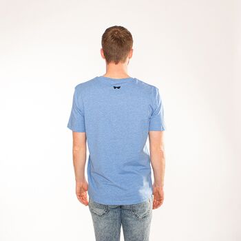 AGRICULTEURS | tshirt imprimé homme - bleu 3