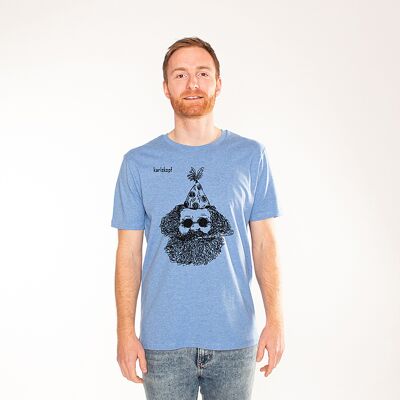 CARNEVALE | maglietta stampata da uomo - blu