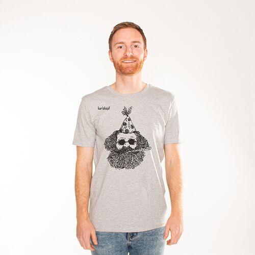 FASCHING | printed tshirt men - Grau