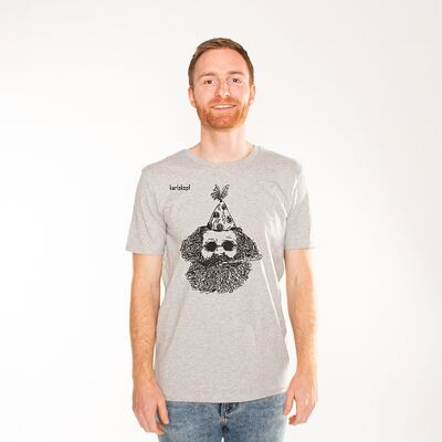 CARNEVALE | maglietta stampata da uomo - grigia