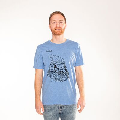 SCIATORI | maglietta stampata da uomo - blu