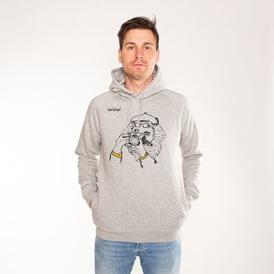 FOTOGRAF | printed hoodie men - Grau