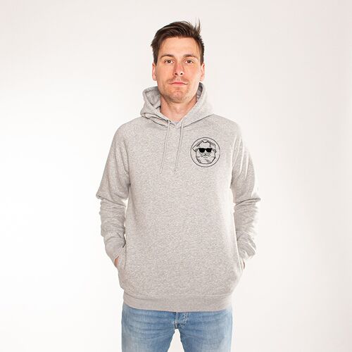 LOGO CLASSIC | printed hoodie men - Grau