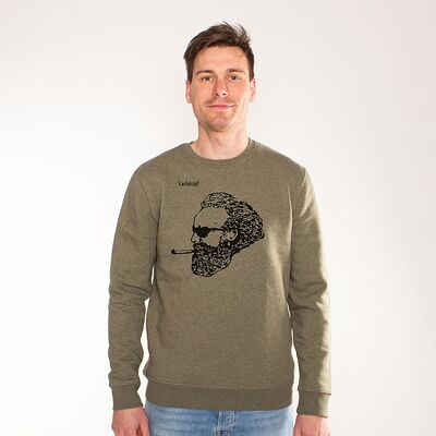 ROCKER | printed sweatshirt men - Kaki
