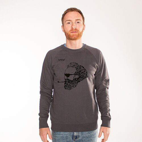 ROCKER | printed sweatshirt men - Anthrazit